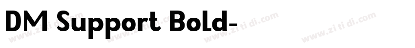 DM Support Bold字体转换